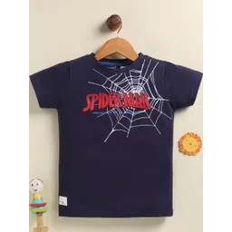 Biskid Boys Navy Blue Printed T-shirt-picture-25