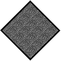 bismaadh Cotton Paisley Star Print Neckerchief, Face Mask Bandana sun & UV - For Men & Women Pack of 1 (Black)-picture-10