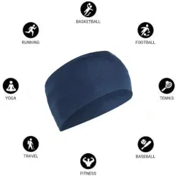 BISMAADH Women & Men Yoga Running Headbands Sports Workout Hair Bands (Pack of 2) image 1