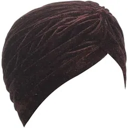 bismaadh Women's Stretch Velvet Twist Pleasted Hair Wrap Turban Hat Cancer Chemo Beanie Cap Headwear-picture-55