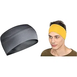 bismaadh Workout Headband for Women & Men - Wide, Moisture Wicking & Non-Slip Exercise Hairband or Sports Sweatband - Keep Your Hair in Place - Performance Stretch & Ideal for Running & Yoga-picture-27