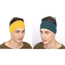 bismaadh Workout Headband for Women & Men - Wide, Moisture Wicking & Non-Slip Exercise Hairband or Sports Sweatband - Keep Your Hair in Place - Performance Stretch & Ideal for Running & Yoga-picture-28