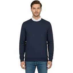 BISWAS Trend HUB Men’s Premium Fleece Sweatshirt – Soft & Warm Winter Pullover with Round Neck | Casual Solid Full-Sleeve Sweatshirt for Men-picture-41