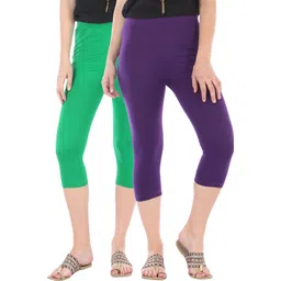 bitterlime Solid Women Three Fourths-picture-29