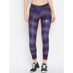 Bitterlime Women Printed High-Rise Anti microbial Tights-picture-37