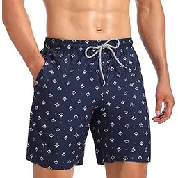 biwisy Mens Swim Trunks Quick Dry Swim Shorts Mesh Lining Swimwear Bathing Suits with Pockets-picture-11
