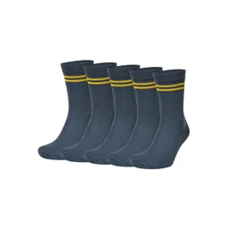 bizala Kids Pack Of 5 Striped Calf-Length Socks-picture-18