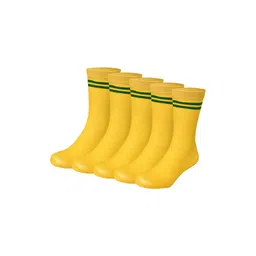 bizala Yellow & Green Striped Socks-picture-23