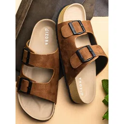 BIZORA Men Suede Comfort Sandals-picture-35