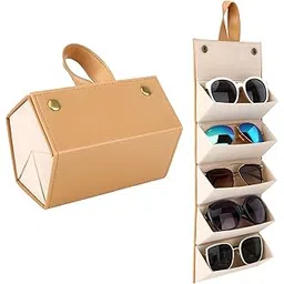 biztos Sunglasses Organizer, Travel Glasses Case Storage Portable Sunglasses Storage Case for Women Men-picture-46