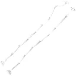 bjac Women Intimates Accessories Pearl Elastic Thin Shoulder Adjustable Bra Strap Belt (White)-picture-32