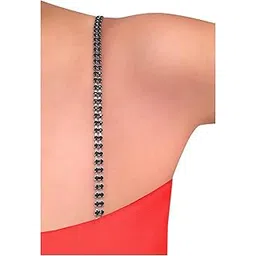 bjac Women's 1 Pair Gorgeous Adjustable Bra Strap Double Row Strap For Women (Black)-picture-16