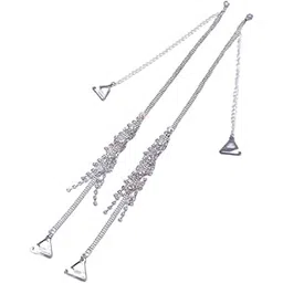 bjac Women's Adjustable Bra Holder Anti Skid Strap Tree Leaf Shape Geometric Shoulder Chain-picture-54