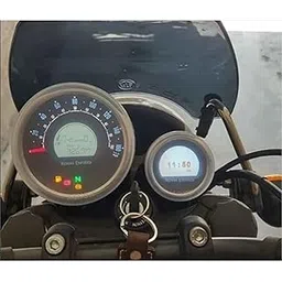 B.K ACCESSORIES Bike Monsoon Cap Cover Premium Waterproof PVC Meter Cover, Ampere Meter for RE Continental GT Model-picture-23
