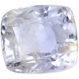 bl fedput 7.25 Ratti Ceylon White Sapphire/Safed Pukhraj Certified Natural Gemstone-picture-28