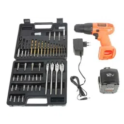 black &a; decker Black+Decker 10mm 12V Cordless Drill Driver Kit, CD121K50-picture-45