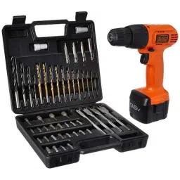 Black &a; Decker CD961K50 9.6V Battery 50 Pieces Cordless Power Tool Kit with Keyless Chuck-picture-15