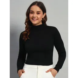 BLACK BLINK Women Striped Sweater Vest-picture-27