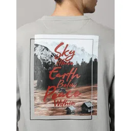 BLACK BUCK Men Printed Sweatshirt image 5
