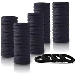 Black Elastic Hair Bands pack of 30-picture-33
