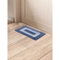 black gold Black Pack of 2 gold Blue Double Shaded Cotton Anti-Skid Heavy Duty Rug Doormat-picture-32