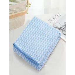 Black gold Blue & White 1 Striped Other 400 GSM Bath Towel-image-37