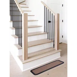 Black gold Pack of 2 Brown Self Design Water Absorbent Anti-Skid Doormat-picture-41