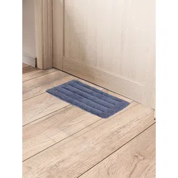 Black gold Pack of 2 Grey Self-Designed Cotton Anti-Skid Bathroom Mat-picture-29