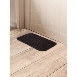 Black gold Pack of 3 Brown Self-Designed Cotton Anti-Skid Doormats-picture-14