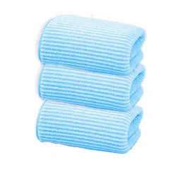 Black gold Unisex Blue Towel Set image 1