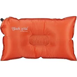 Black gold The Finer Touch MK Carpets Lightweight Inflatable Travel Pillow – Compact Soft and Adjustable for Camping Hiking and Outdoor Adventures Orange-picture-47