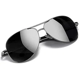 black jones Polarized Sunglasses Wayfarer UV Protection Aviator Goggle Men' Sunglasses (Black) - Pack of 1-picture-40