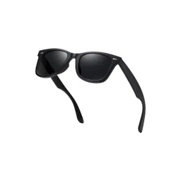 BLACK JONES Unisex Black Lens & Black Wayfarer Sunglasses with-picture-28