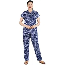 black macy Women's Rayon Printed Night Suit Set-picture-16
