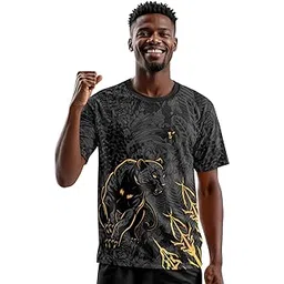 Black Panther Concept Jersey | Custom Name & Number | Premium Breathable Fabric | Sizes 2Y to 4XL | for Kids, Men, Women | Custom Football & Cricket Jersey-picture-31