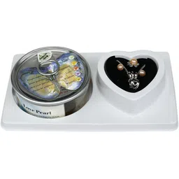 black paper Silver, Metal Tie Pin image 2