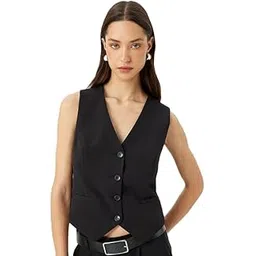 Black WaistCoat,RegularFit WaistCoat,Black WaistCoat,Cotton Blend WaistCoat,Casual WaistCoat,Office Wear WaistCoat,Women WaistCoat,WaistCoat20.-picture-17