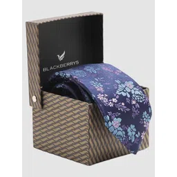 Blackberrys Floral Woven Design Silk Broad Tie-picture-16