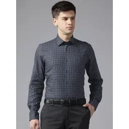 Blackberrys India Slim Fit Checked Pure Cotton Shirt-picture-11