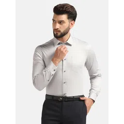 Blackberrys India Slim Slim Fit Long Sleeve Pocket Cotton Formal Shirt-picture-31