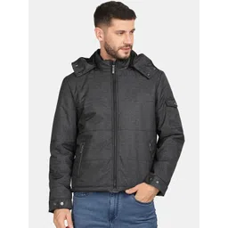 Blackberrys Men Black Solid Padded Jacket-picture-39