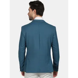 Blackberrys Men Blue Solid Blazer image 4