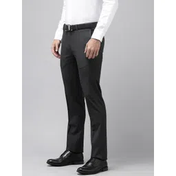 Blackberrys Men Checked Slim Fit Trousers-picture-15