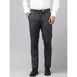 Blackberrys Men Checked Slim Fit Trousers-picture-17
