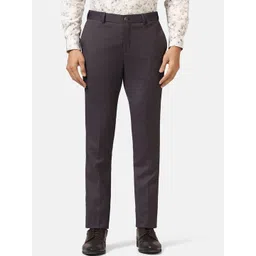 Blackberrys Men Classic Slim Fit Low-Rise Trousers-picture-28