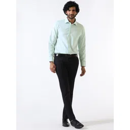 Blackberrys Men India Slim Fit Solid Spread Collar Cotton Formal Shirt-picture-29