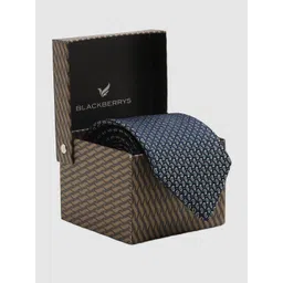 Blackberrys Men Jacquard Pure Silk Tie-picture-30