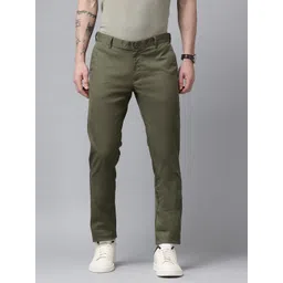 Blackberrys Men Mid-Rise Slim Fit Chinos Trousers-picture-21