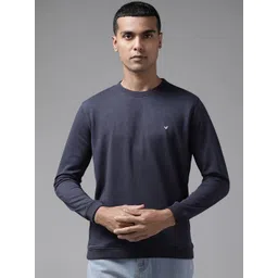Blackberrys Men Navy Blue Solid Sweatshirt-picture-38