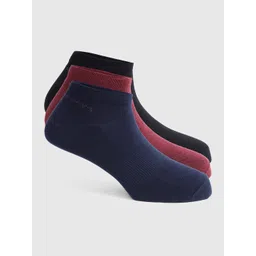 Blackberrys Men Pack Of 3 Cotton Ankle Length Socks-picture-24